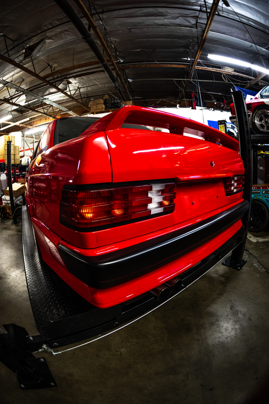 Mercedes 190E Cosworth Style Rear Trunk Spoiler