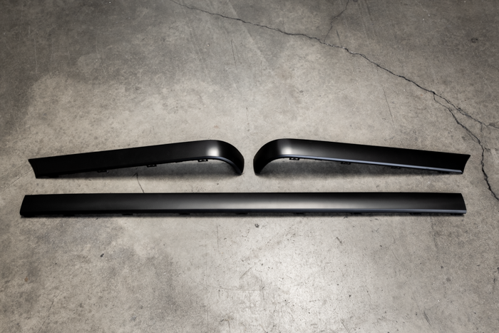 E30 Late Model Euro Rear Bumper Trim - 51121945926, 51121945927, 51121945928