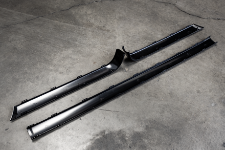 E30 Late Model Euro Rear Bumper Trim - 51121945926, 51121945927, 51121945928