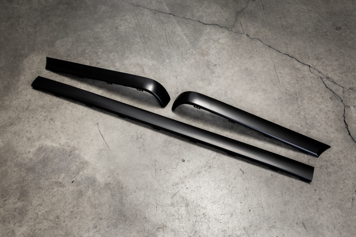 E30 Late Model Euro Rear Bumper Trim - 51121945926, 51121945927, 51121945928