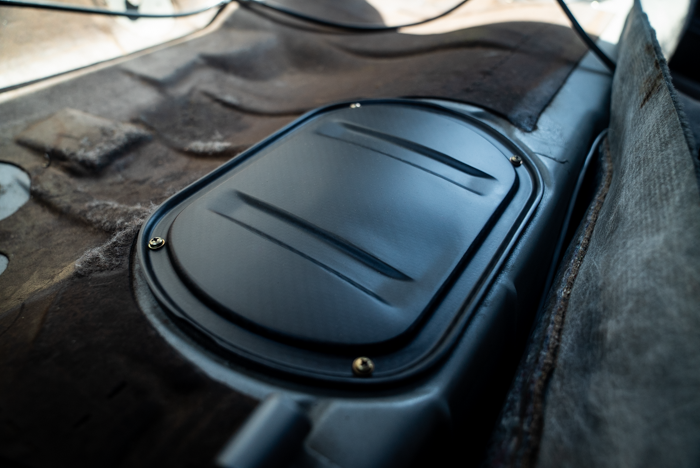 Carbon E30 Gas Tank Cover 51711884758 - 325i, 318i, M3