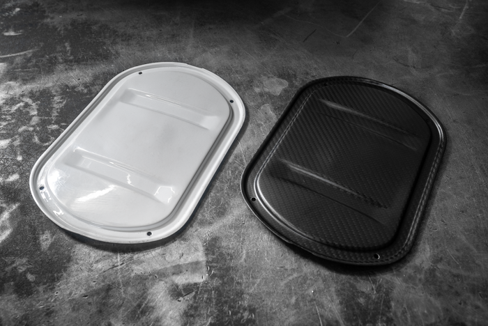 Carbon E30 Gas Tank Cover 51711884758 - 325i, 318i, M3