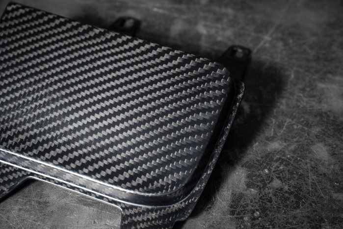 E30 Fog Light Deletes - Carbon Fiber 51711979322 / 51711979321