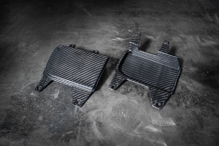 E30 Fog Light Deletes - Carbon Fiber 51711979322 / 51711979321