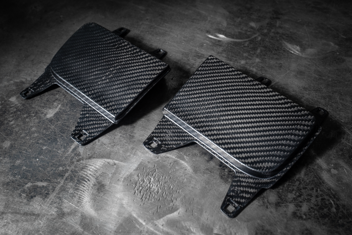 E30 Fog Light Deletes - Carbon Fiber 51711979322/51711979321