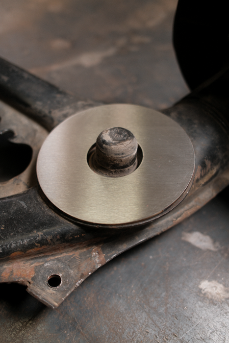 E30 Rear Trailing Arm Spring Perch Reinforcement Plate