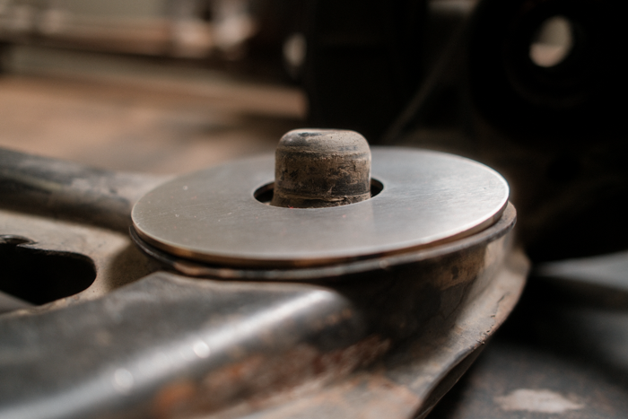 E30 Rear Trailing Arm Spring Perch Reinforcement Plate