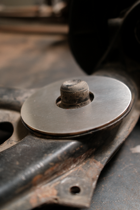 E30 Rear Trailing Arm Spring Perch Reinforcement Plate