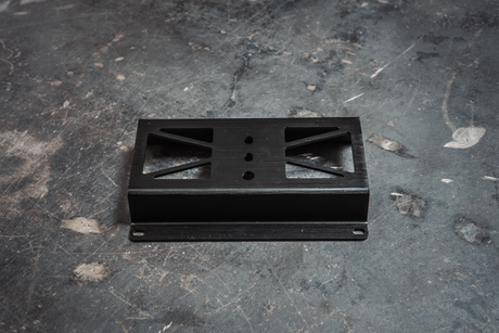 rain light bracket universal garagistic bmw e30 e36 license plate frame racecar track car 