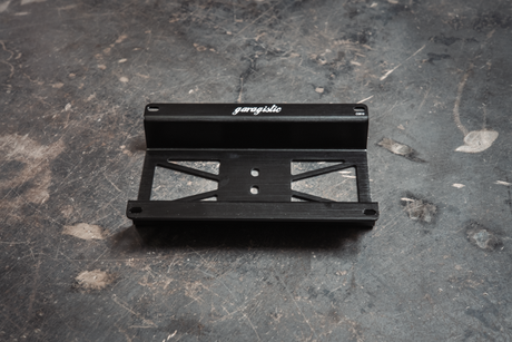 rain light bracket universal garagistic bmw e30 e36 license plate frame racecar track car 