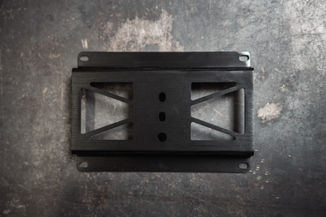 rain light bracket universal garagistic bmw e30 e36 license plate frame racecar track car 