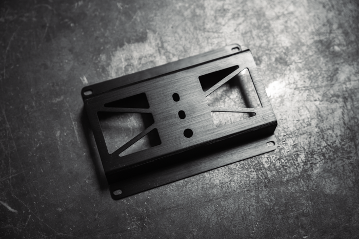 rain light bracket universal garagistic bmw e30 e36 license plate frame racecar track car 