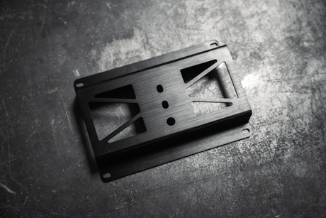 rain light bracket universal garagistic bmw e30 e36 license plate frame racecar track car 