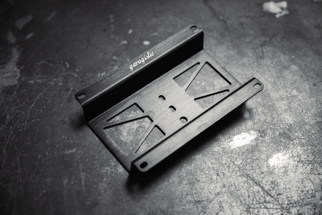 rain light bracket universal garagistic bmw e30 e36 license plate frame racecar track car 