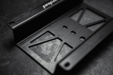 rain light bracket universal garagistic bmw e30 e36 license plate frame racecar track car 