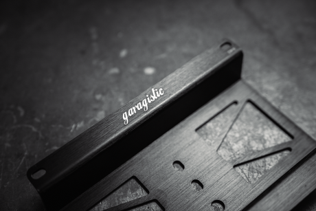 rain light bracket universal garagistic bmw e30 e36 license plate frame racecar track car 