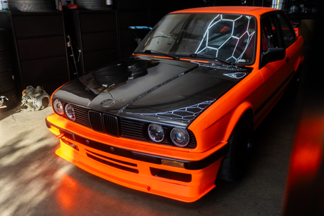 Garagistic E30 Carbon Fiber Hood-Exterior Body Parts-grip-drift-Garagistic-bmw