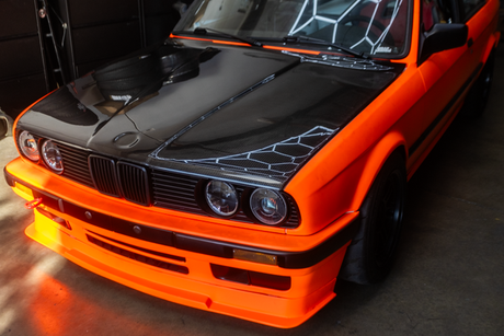 Garagistic E30 Carbon Fiber Hood-Exterior Body Parts-grip-drift-Garagistic-bmw