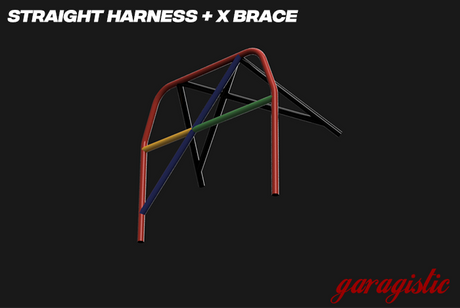 E30 DIY Weld-it-Yourself Roll Bar - Coupe & Sedan-Roll Bars-grip-drift-Garagistic-bmw