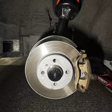 E30 Billet Aluminum Front Wheel Bearing Dust Caps (4-Lug) - 31211130125 / 31211125833-Wheel Accessories-grip-drift-Bare Aluminum-Garagistic-bmw