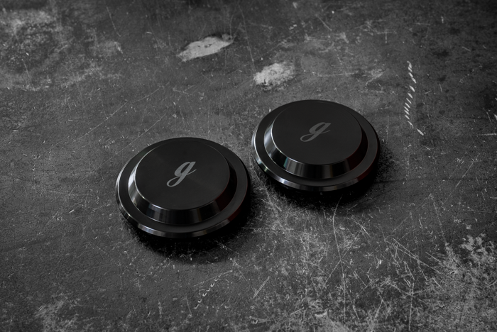 Billet Aluminum Front Wheel Bearing Dust Caps (5-Lug) - 31206777789-Wheel Accessories-grip-drift-Black Anodized-Garagistic-bmw