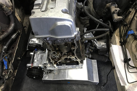 BMW E30 Honda K24 Engine Swap Motor Mounts-Motor and Transmission Mounts-grip-drift-Bare-Garagistic-bmw