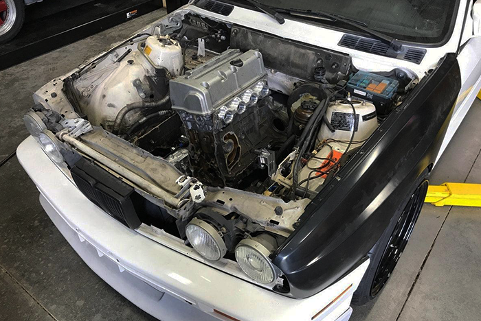 BMW E30 Honda K24 Engine Swap Motor Mounts-Motor and Transmission Mounts-grip-drift-Bare-Garagistic-bmw