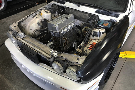 BMW E30 Honda K24 Engine Swap Motor Mounts-Motor and Transmission Mounts-grip-drift-Bare-Garagistic-bmw