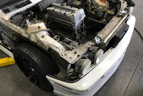 BMW E30 Honda K24 Engine Swap Motor Mounts-Motor and Transmission Mounts-grip-drift-Bare-Garagistic-bmw