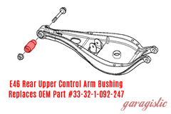 Monoball Upper Spherical Rear Control Arm Bushing Set - E36 E46 Z4 - 33321092247/33321137571