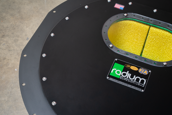 E30 Spare Tire Radium Fuel Cell Mount Kit