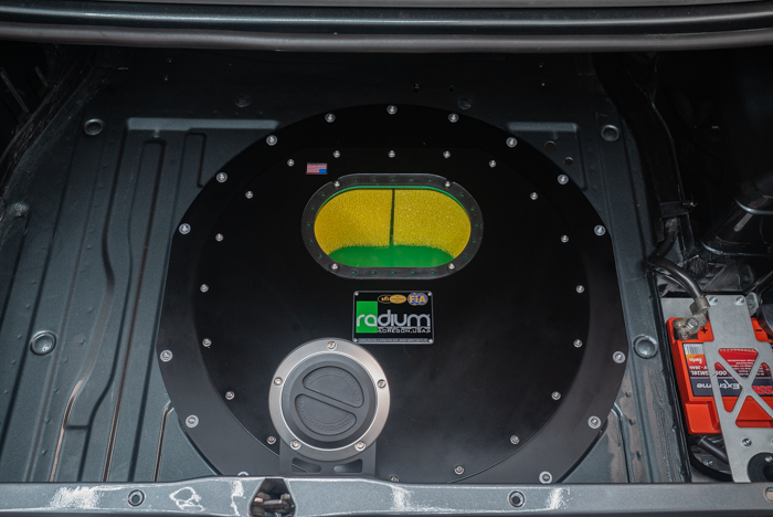 E30 Spare Tire Radium Fuel Cell Mount Kit