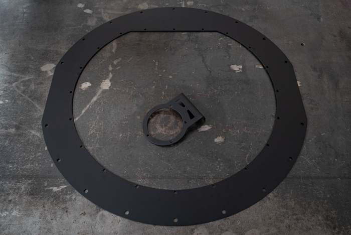 E30 Spare Tire Radium Fuel Cell Mount Kit