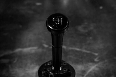 Vintage Aluminum Shift Knob for BMW E21, E28, E30-Shift knob-Garagistic-Anodized-Recessed Option-6 Speed Emblem-Garagistic