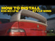 E36 M3 LTW Style Wing