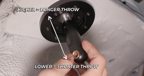 Garagistic Solid Chassis Mounted Short Shifter - E30, E36, E46-Shifters-grip-drift-Bare-Short-Delrin Standard-Garagistic-bmw