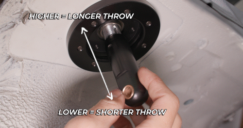 Garagistic Solid Chassis Mounted Short Shifter - E30, E36, E46-Shifters-grip-drift-Bare-Short-Delrin Standard-Garagistic-bmw