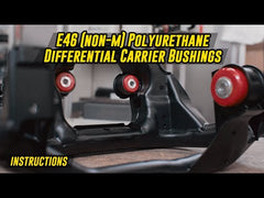 E46 (Non-M) Complete Polyurethane Differential Carrier Bushing Set