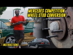 Mercedes Competition Wheel Stud Conversion Kit: (5-Lug) 12x1.5mm -W107, W116, W201, W203